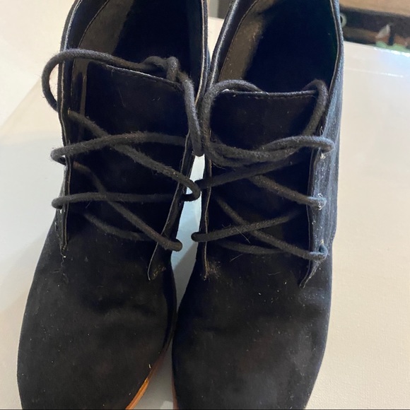 Urban Outfitter Black Suede Wedges - Picture 9 of 13